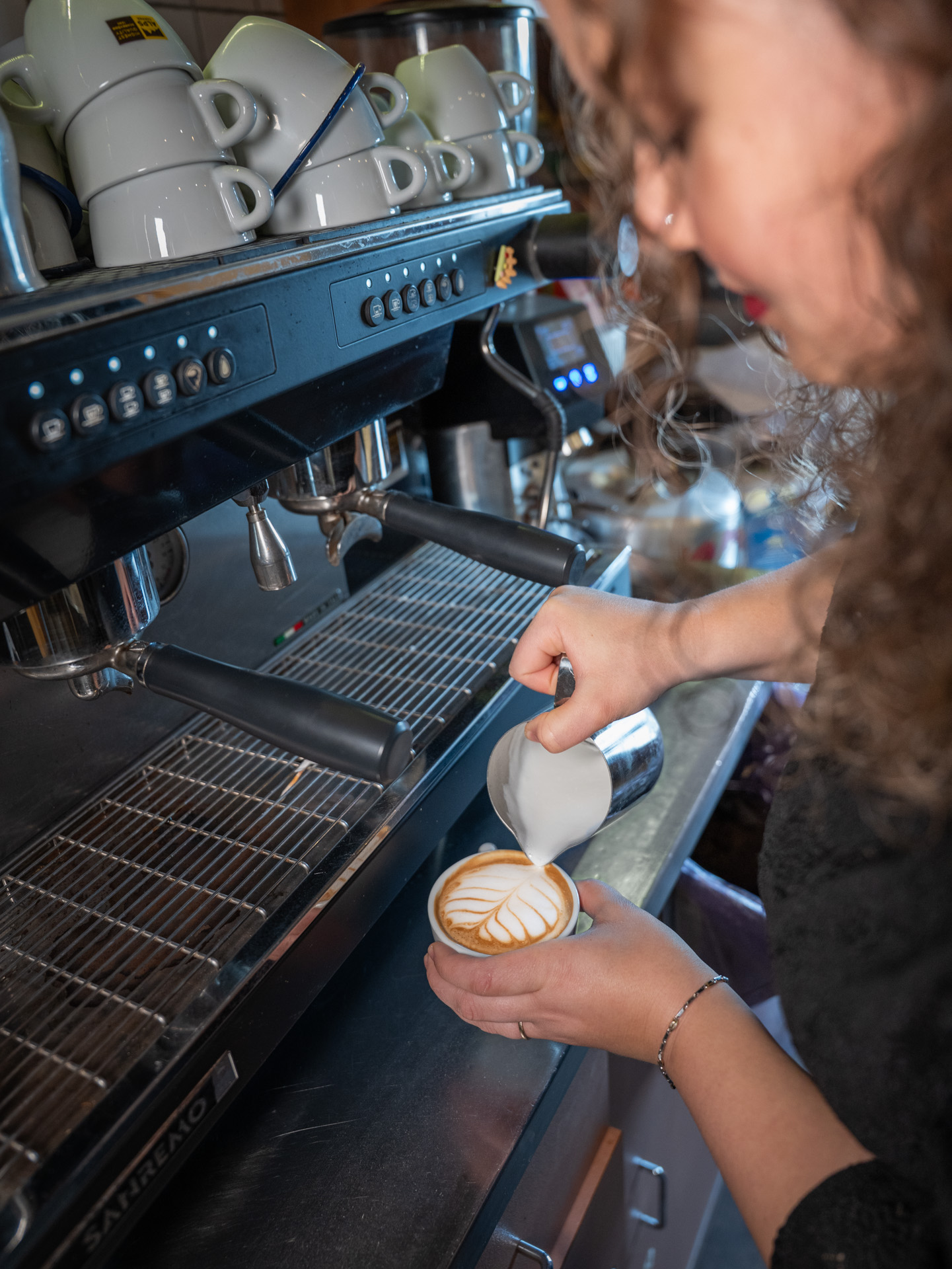 Kaffee wird zubereitet